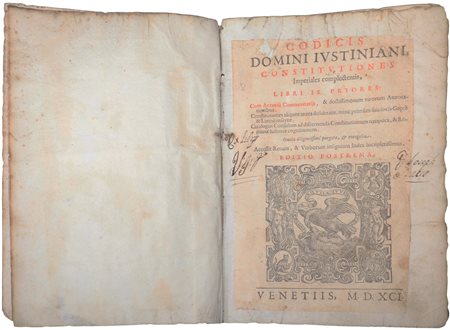 Codicis Iustiniani Constitutiones, 1591