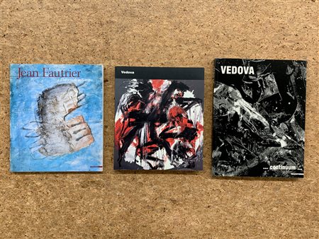 EMILIO VEDOVA E JEAN FAUTRIER - Lotto unico di 3 cataloghi