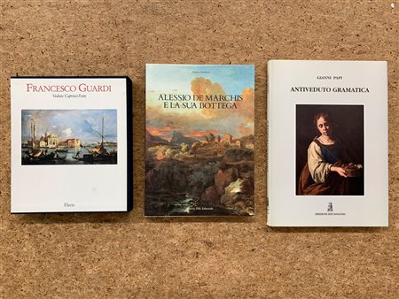 FRANCESCO GUARDI E PITTURA ANTICA - Lotto unico di 3 cataloghi
