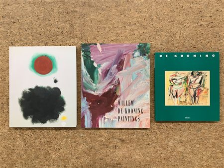 ACTION PAINTING E WILLEM DE KOONING - Lotto unico di 3 cataloghi