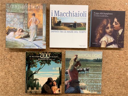 PITTURA ITALIANA DELL'800 - Lotto unico di 5 cataloghi