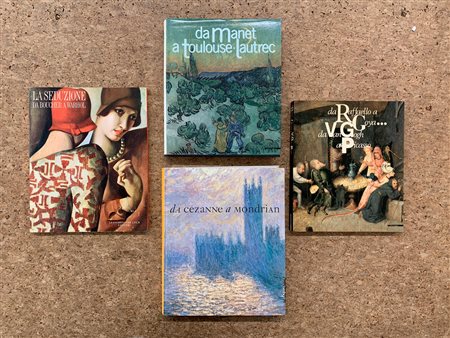 COLLETTIVE D'ARTE DEL XIX E XX SECOLO - Lotto unico di 4 cataloghi