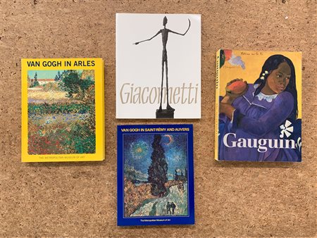 GRANDI MAESTRI (VAN GOGH, GAUGUIN E GIACOMETTI) - Lotto unico di 4 cataloghi