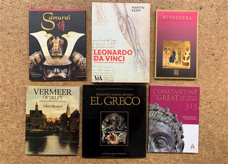 STORIA DELL'ARTE - Lotto unico di 6 cataloghi