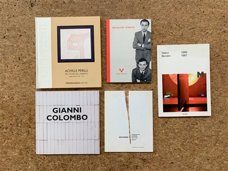 ARTE ITALIANA DEL DOPOGUERRA - Lotto unico di 5 cataloghi