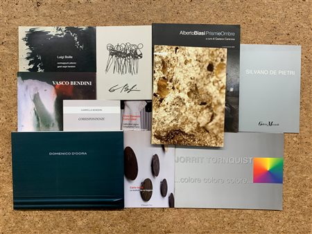 ARTE ITALIANA DEL DOPOGUERRA - Lotto unico di numerosi cataloghi