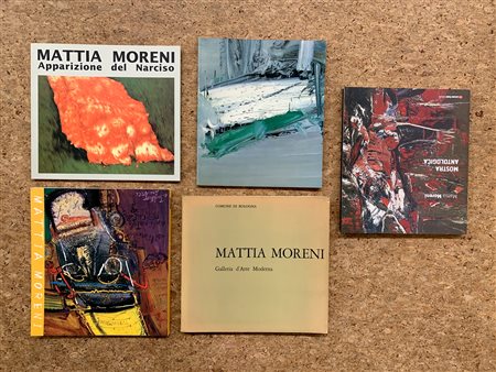 MATTIA MORENI - Lotto unico di 5 cataloghi