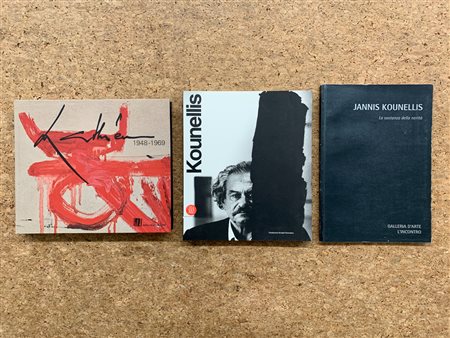 GEORGES MATHIEU E JANNIS KOUNELLIS - Lotto unico di 3 cataloghi