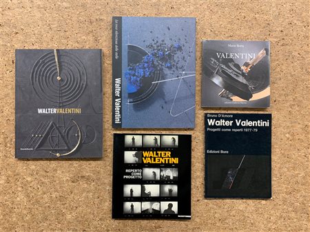 WALTER VALENTINI - Lotto unico di 5 cataloghi: