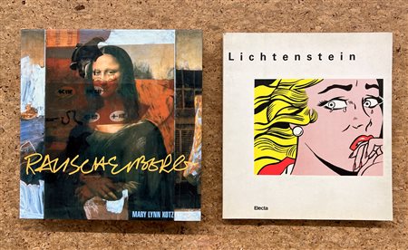 ROBERT RAUSCHENBERG E ROY LICHTENSTEIN - Lotto unico di 2 cataloghi