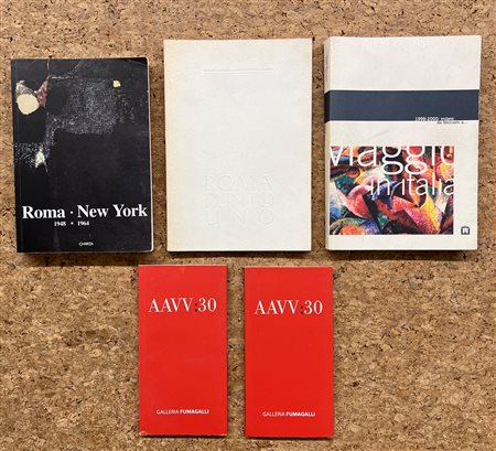 COLLETTIVE DI ARTE ITALIANA DEL DOPOGUERRA - Lotto unico di 4 cataloghi