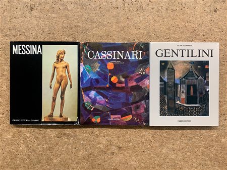 GRANDI MONOGRAFE FABBRI (CASSINARI, GENTILINI E MESSINA) - Lotto unico di 3 cataloghi