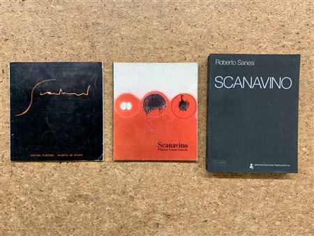 EMILIO SCANAVINO - Lotto unico di 3 rari cataloghi