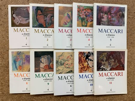 MINO MACCARI A DISPENSE - Lotto unico di 10 cataloghi dell'omonima raccolta