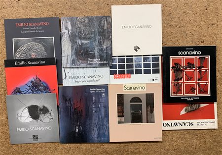 EMILIO SCANAVINO - Interessante lotto di 11 cataloghi