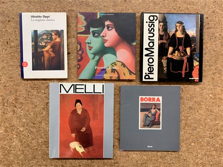 FIGURAZIONE ITALIANA DEL '900 - Lotto unico di 5 cataloghi