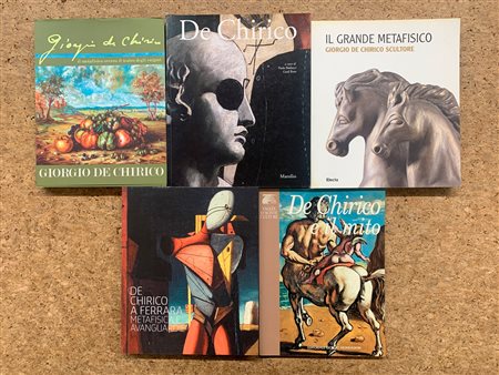 GIORGIO DE CHIRICO - Lotto unico di 5 cataloghi