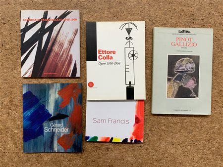 ARTE ASTRATTA E INFORMALE - Lotto unico di 5 cataloghi