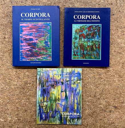 ANTONIO CORPORA - Lotto unico di 3 cataloghi