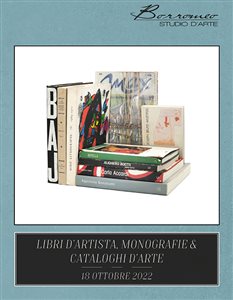 ASTA N.134 - LIBRI D'ARTISTA, MONOGRAFIE E CATALOGHI D'ARTE