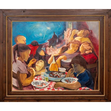 ALFREDO MESCHIS, Olio su tela