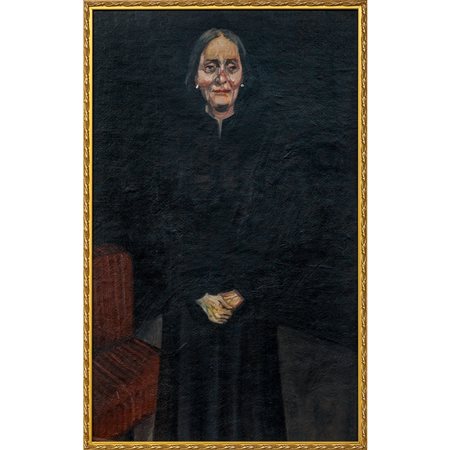 GIULIANO SALE, Figura, Olio su tavola