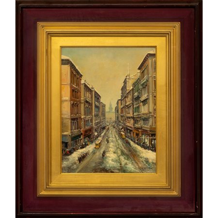 DINO MATTEONI (1928), Olio su tavola