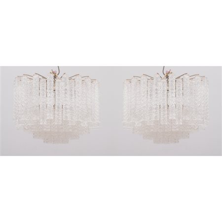 TONI ZUCCHERI, Coppia di lampade a sospensione