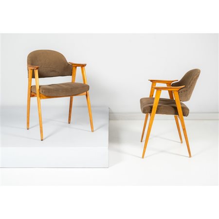 CARLO DE CARLI (Attr.le), Coppia di poltrone