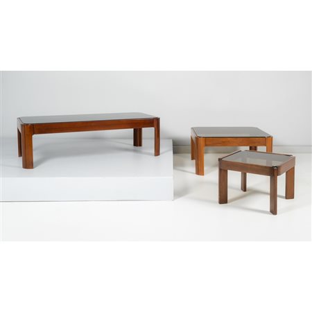 PRODUZIONE ITALIANA 1980 ca. Tre tavoli bassi