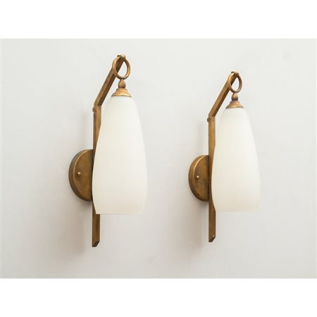 ARREDO LUCE (Attr.le), Coppia di lampade da parete