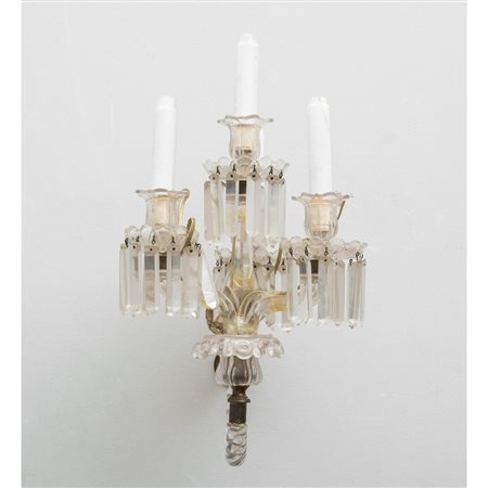 PRODUZIONE FRANCESE 1900 ca. Lampada da parete