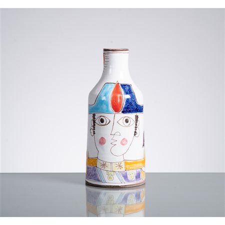 GIOVANNI DE SIMONE, Bottiglia in ceramica