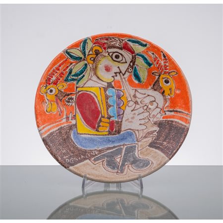 GIOVANNI DE SIMONE, Piatto circolare