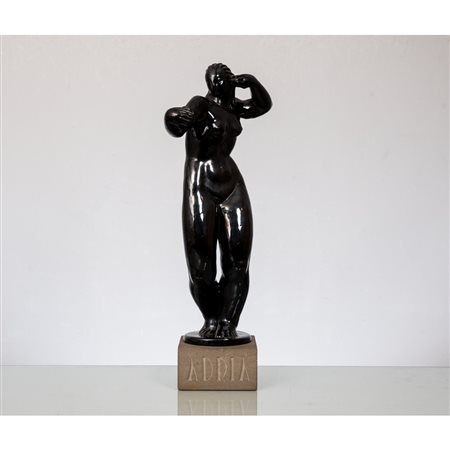 PRODUZIONE ITALIANA 1930 ca. Scultura in ceramica