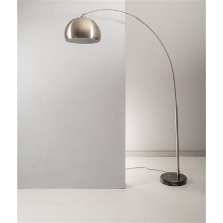 PRODUZIONE ITALIANA 1970 ca. Lampada da terra ad arco