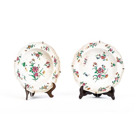 COPPIA PIATTI in ceramica