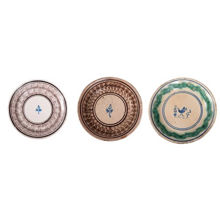 TRE PIATTI in ceramica