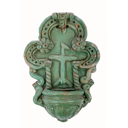 ACQUASANTIERA in ceramica