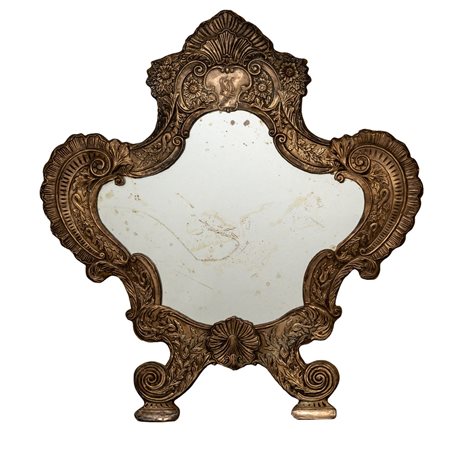 SPECCHIERA in metallo argentato