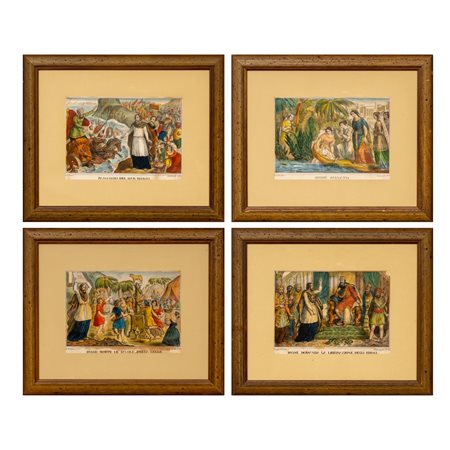 QUATTRO STAMPE, "Storie di vita di Mosè"