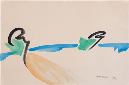 GIOVANNI CIANGOTTINI (Umbertide 1912 - Bologna 1998) "Senza titolo", 1959....