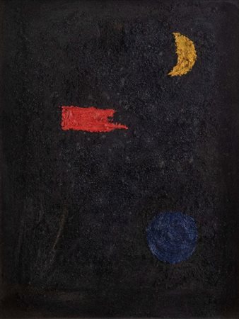 FRANCESCO MARTANI (1931 - 2016) "Senza titolo". Olio e acrilico su tela. Cm...