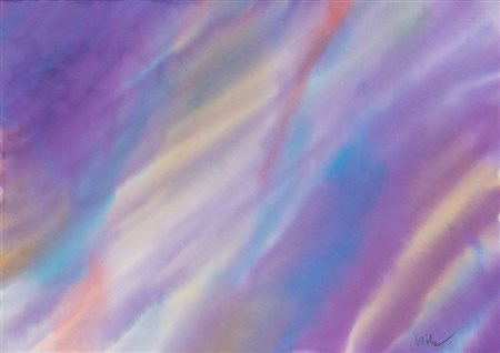 LUIGI VIOLA (Feltre 1949) "Senza titolo", (1995). Acquerello su cartoncino....