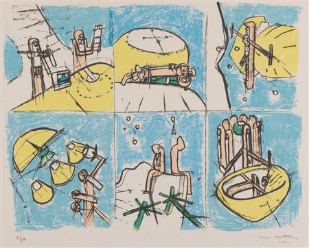 ROBERTO SEBASTIÁN MATTA (Santiago del Cile 1911 - Civitavecchia 2002) “Senza...