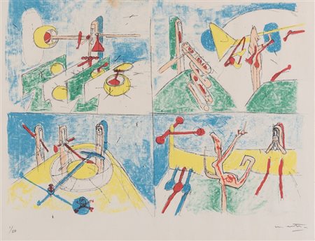 ROBERTO SEBASTIÁN MATTA (Santiago del Cile 1911 - Civitavecchia 2002) “Senza...