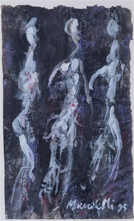 POMPILIO MANDELLI (Luzzara 1912 - Bologna 2006) "Mannequin", 1995. Acrilico...