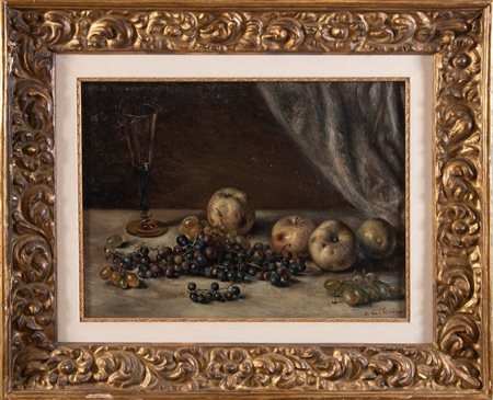 GIORGIO DE CHIRICO (Volo 1888 - Roma 1978) "Vita silente", 1944. Olio su...