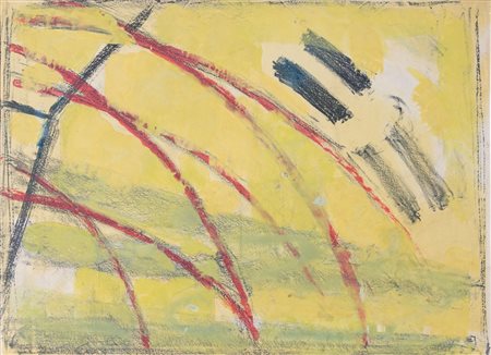 CARLO CORSI (Nizza 1879 - Bologna 1966) "Vortice, traiettoia", 1961. Tecnica...