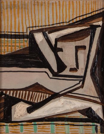 MARIO RADICE (Como 1898 - Milano 1987) "Composizione P.E.L", 1930-1931. Olio...